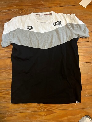 Mens 2020 Official ARENA USA SWIMMING TEAM  Team Issued Training Shirt size XL