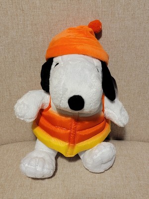New 2024 Snoopy Halloween Candy Corn Puffer Coat Jacket Plush CVS Exclusive 