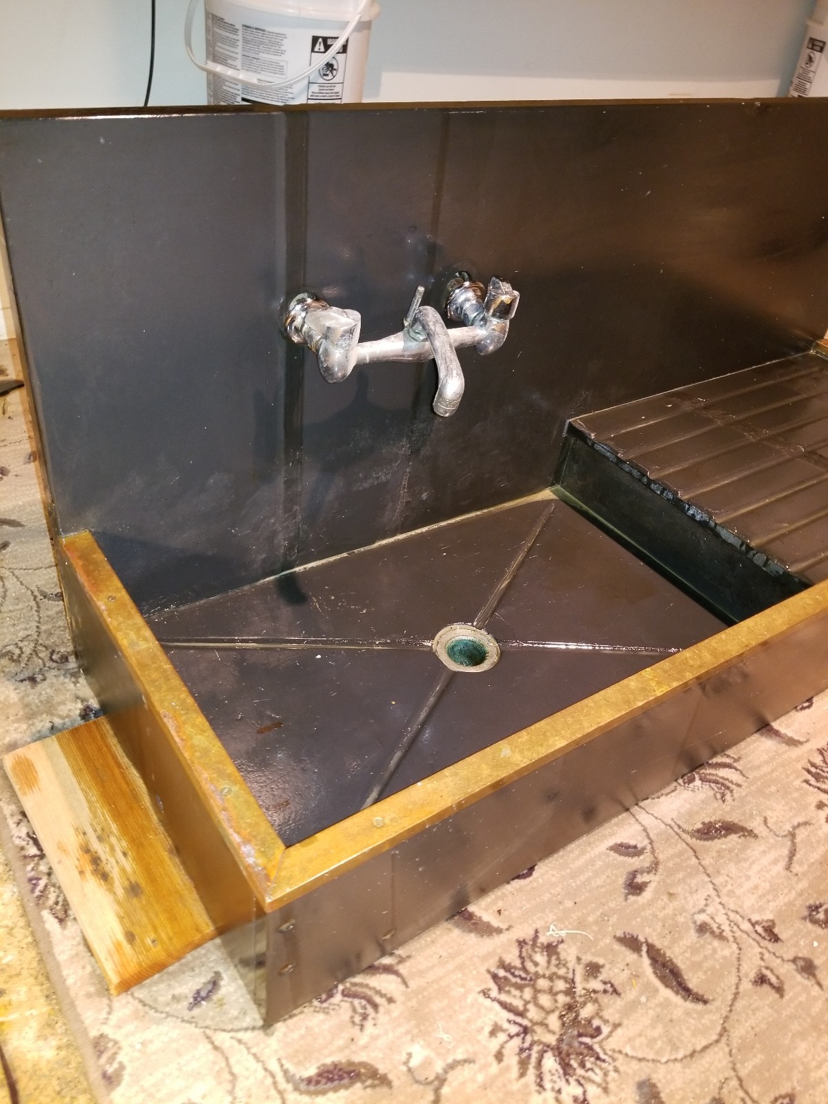 ANTIQUE SOAPSTONE SINK CIRCA EARLY 1930'S