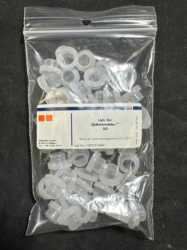 QIAGEN Lids for QIAshredder Homogenization Kits 1018784 (50/Pack)