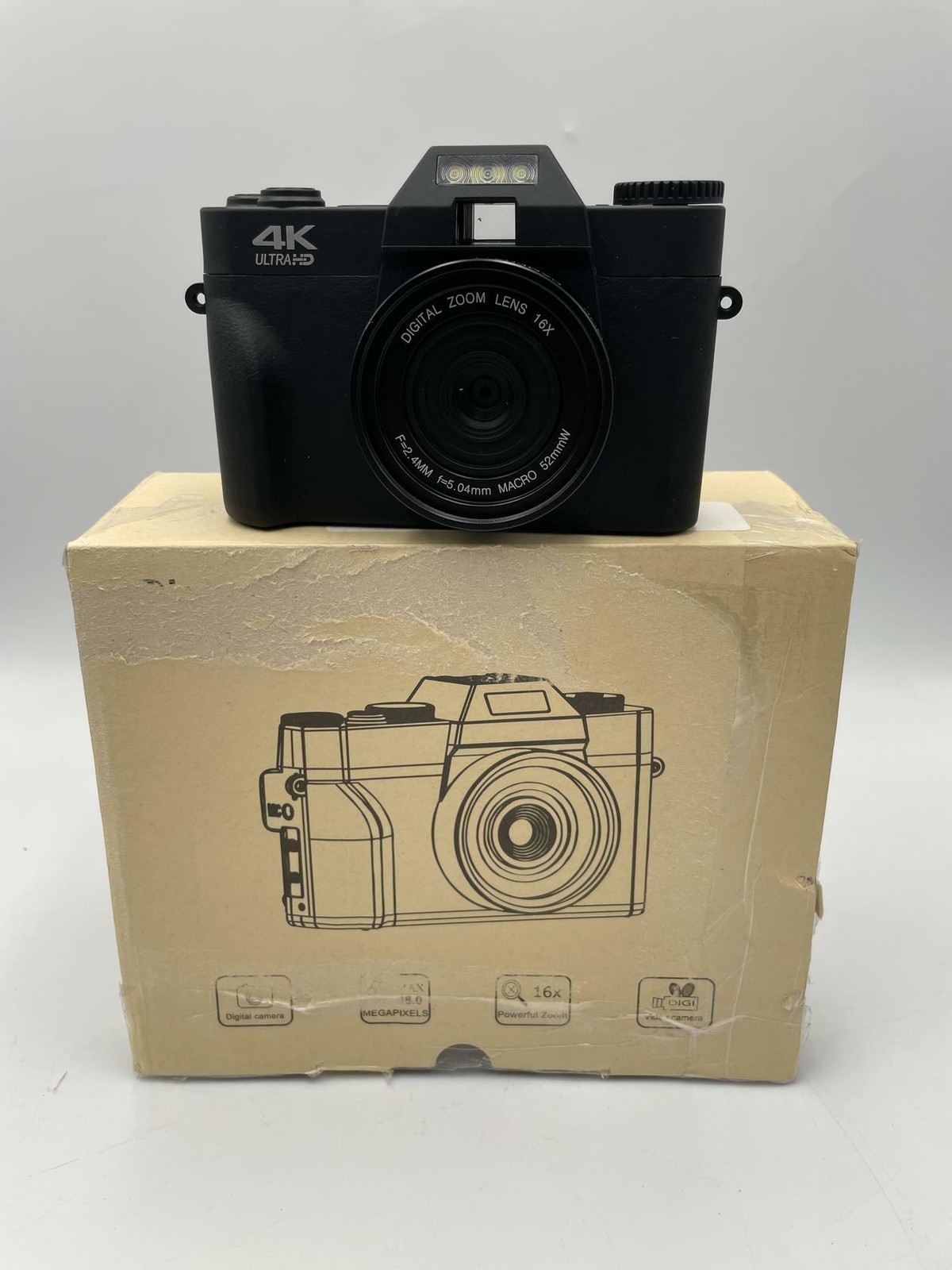 NBD Digital 4K Video Camera Camcorder Ultra HD 48MP (READ) WORKS