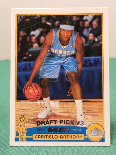 その他 2003 topps Carmelo Anthony rc black /500 2003 Topps Rookie Draft Picks Black Border #'d /500 Carmelo