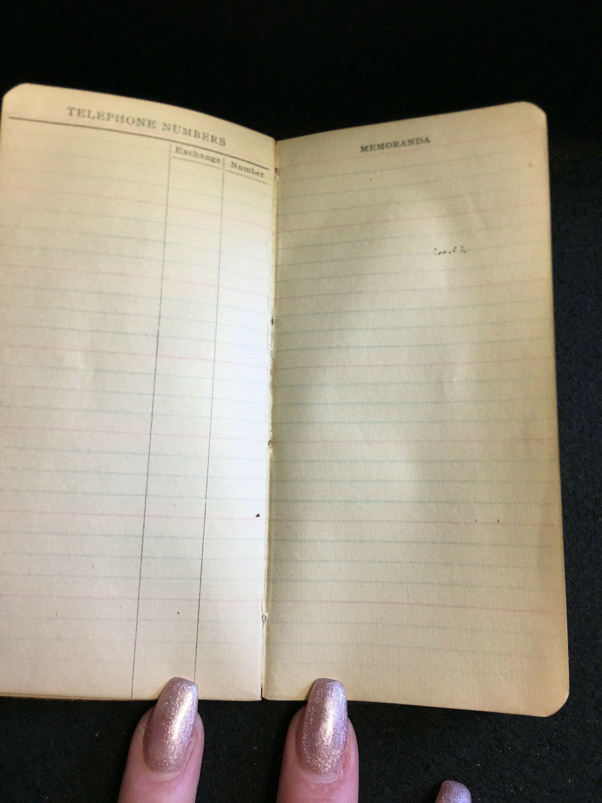 Vtg Westinghouse Electric 1914 Embossed Leather Bound Pocket Diary/Calendar