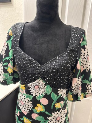 Asos Design floral polka dot dress size US 8