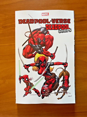 Deadpool-Verse Deadpool Corps TPB VF+-NM- Rob Liefeld Signed By Letterer