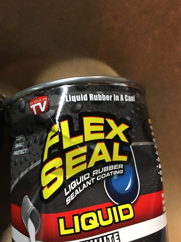 Flex Seal Liquid - Liquid Rubber Sealant Coating - Large 16oz (White)