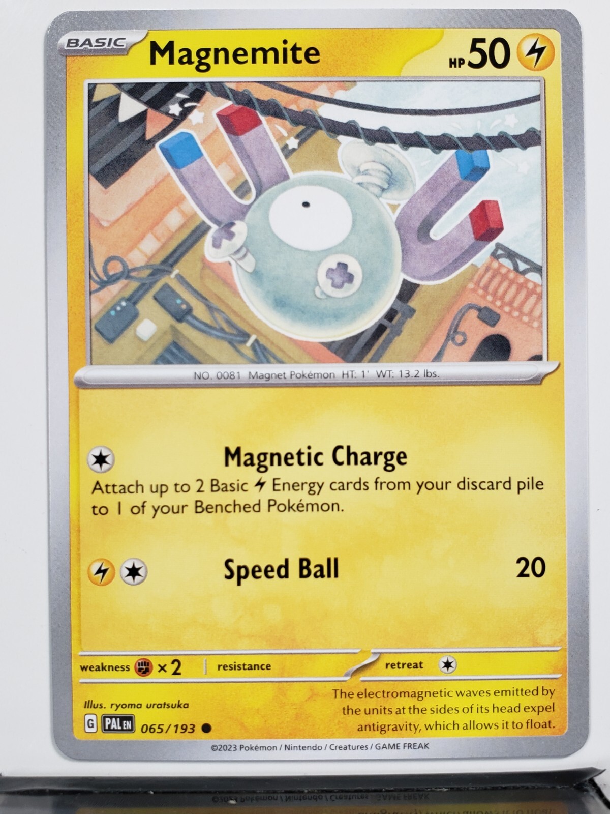 Magnemite 065/193 NM / M - Paldea Evolved Scarlet Violet Pokemon