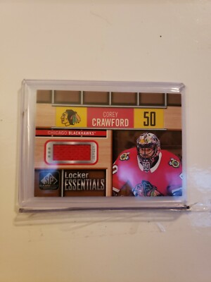 2018/19 SP Game Used Authentic Locker Essentials #LE-CC Corey Crawford *Jersey*