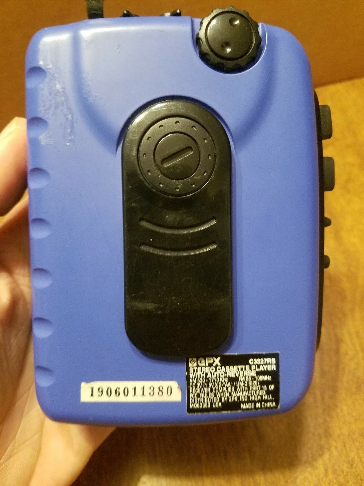 GPX Sports C3327RS Portable Cassette Player Good Working Condition!