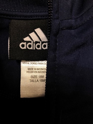 Adidas Size 18 Months Minnesota Twins Baseball Full Zip Track Jacket