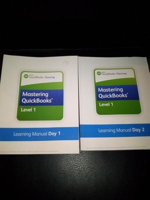 mastering QuickBooks level 1 learning manual day one and two