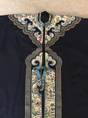 Antique Embroidered Chinese Surcoat