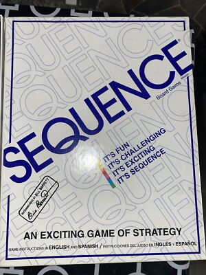 SEQUENCE Board Game by JAX Strategy