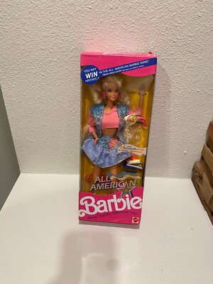 All American Barbie Doll Edition 1990 Mattel 9423 - 2 Pairs Reebok HiTops NRFB