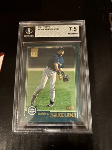 TOOPS2001イチロー#726 Ichiro Suzuki 2001 Topps ROOKIE baseball card #726 Seattle