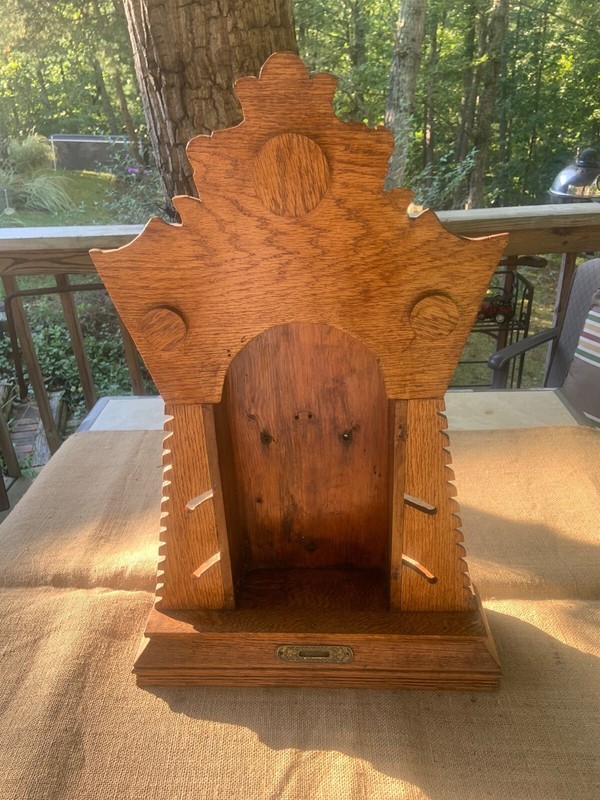 Vintage Oak Kitchen Clock Case