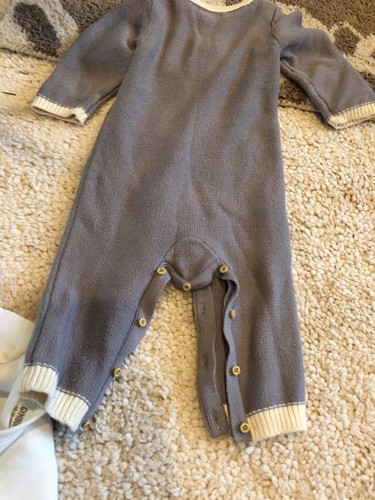 Baby Gap Gymboree Unisex 12-18 Mos Sweater Outfit One Piece Bodysuit Thankful E