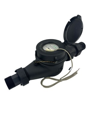 DAE MJP-150P 1.5'' Lead Free Potable Plastic Water Meter, Pulse Output, Gallon