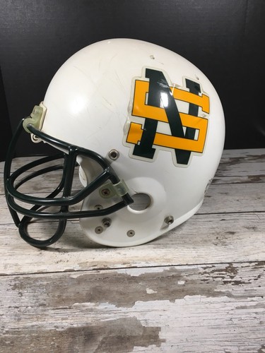 St. Norbert Green Knights Used Helmet 1990’s Football Worn Game