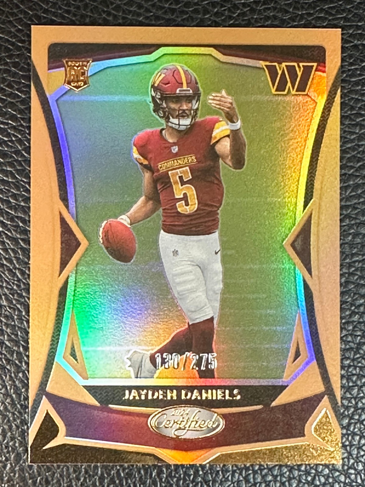 2024 Panini Certified Mirror Bronze #102 Jayden Daniels 130/275 RC Rookie