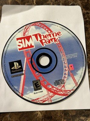  Sim Theme Park PlayStation 1 PS1 Disc Only   TESTED & Resurfaced 