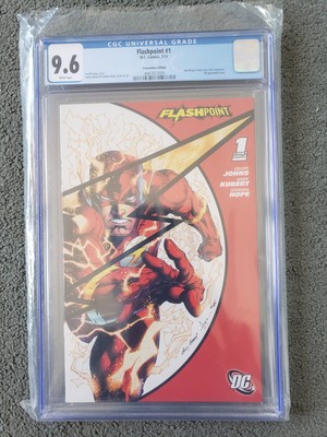 Flashpoint  #1 CGC 9.6 first print SDCC Variant Cover 2011 DC Comics