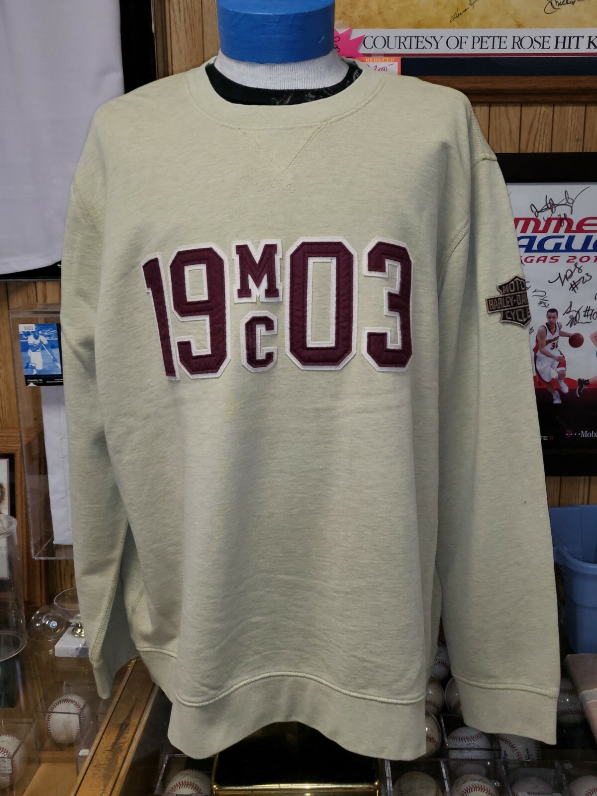 その他 TEN HIGH NECK WOOL RED L Short Sleeve T-Shirt with heat transferred logo [NJ257-362