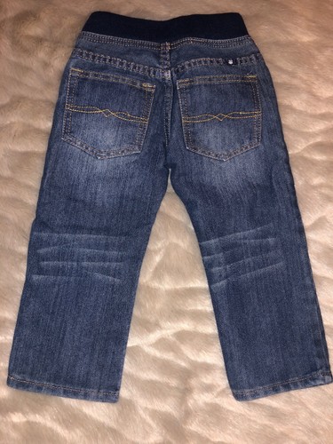Little Boys Toddler Lucky Brand Jeans Billy Straight Leg Size 3T Elastic Waist