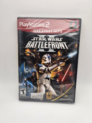 NEW Star Wars Battlefront 2 Greatest Hits PS2 Playstation 2 Sealed Video Game