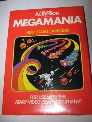 Activision MegaMania (Atari 2600, 1982) Rare 1st Print Orange Box New Sealed