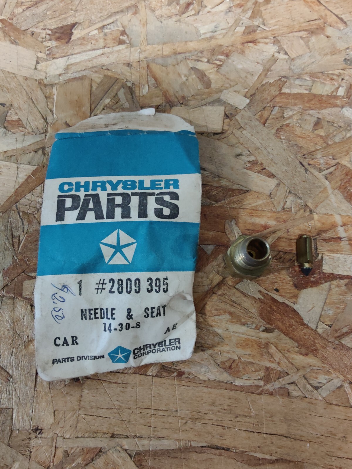 1964-1970 CHRY,DODGE,PLYM CARBURETOR NEEDLE & SEAT FOR 6 CYL
