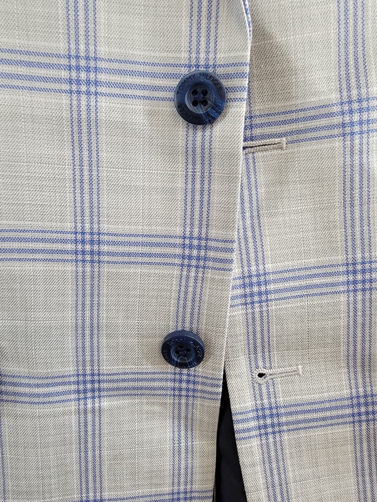 Tommy Hilfiger Modern-Fit Stretch Windowpane Sport Coat Big Boys 16 Multi L/S - Picture 10 of 19