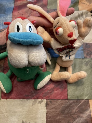 Dakin レン＆スティンピー レンホーク ぬいぐるみ人形 1992 紙タグ付 Vintage Ren and Stimpy 8