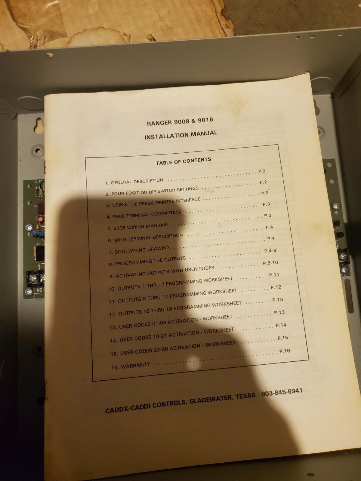 Caddx Ranger Alarm System