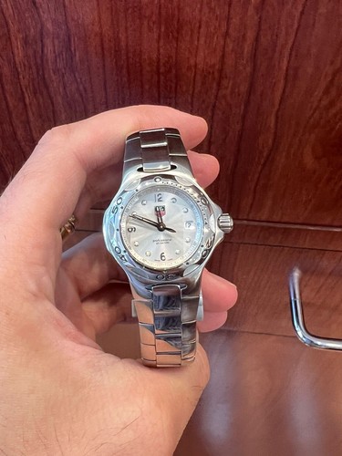 TAG HEUER WL1115 Kirium Date Quartz Watch Men's Stainless