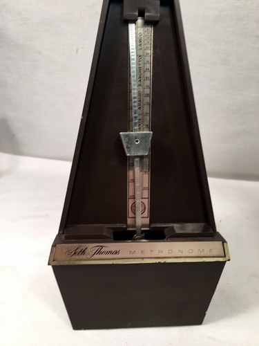 VINTAGE SETH THOMAS METRONOME #1104 CONDUCTOR