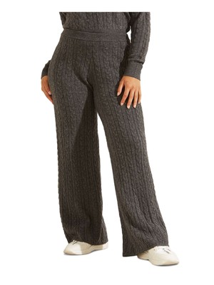 

GUESS Женские серые широкие брюки из вереска, Серый, W1BR07Z2QA0