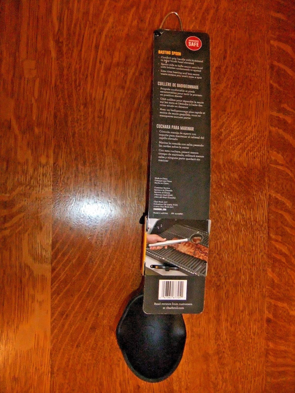 Char Broil Grill It Up Pour and Baste BBQ Spoon - NEW in Package - Great Gift!
