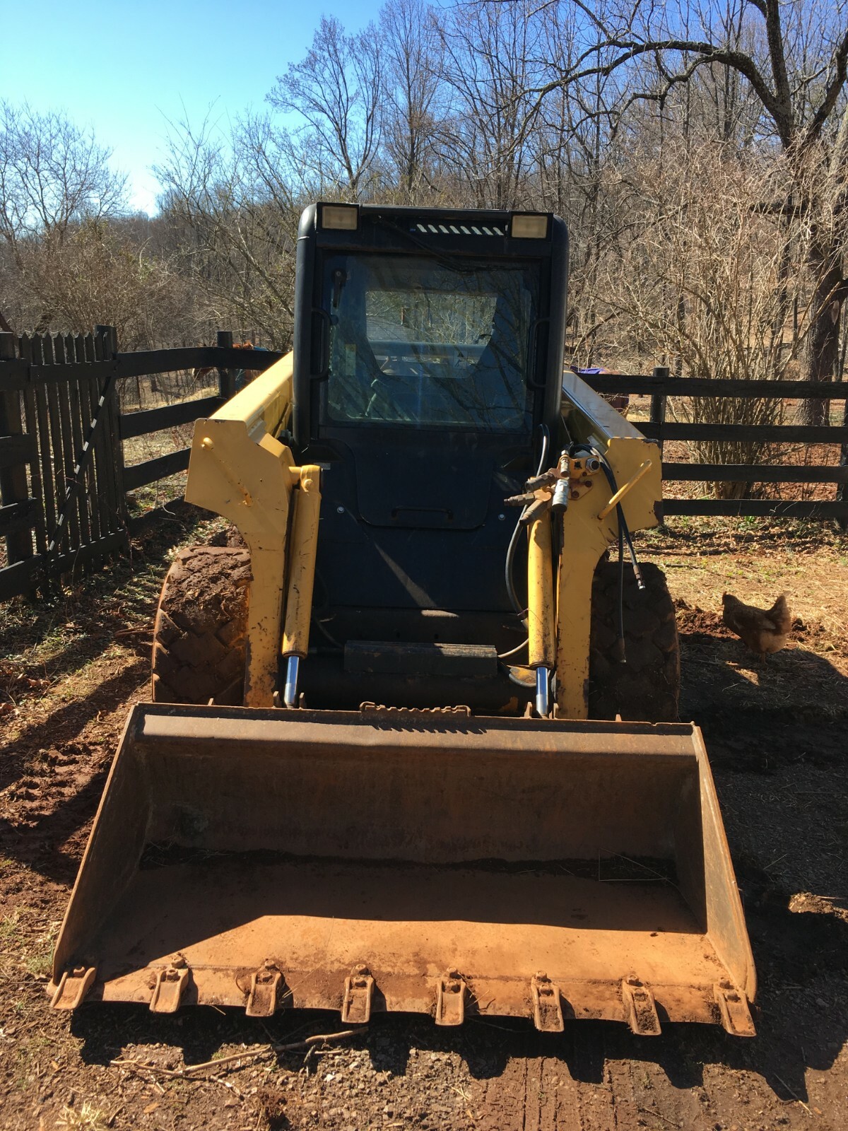 JOHN DEERE 260 SKID STEER RUBBER WHEEL LOADER DIESEL BOBCAT LOW HOURS