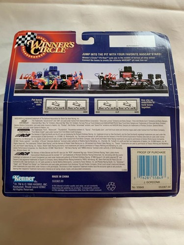 Jeff Gordon #24 DUPONT RAINBOW PIT ROW car/Crew Members 1998 Winners Circle