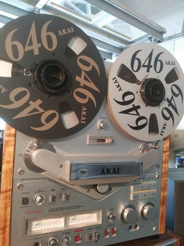 Vintage Custom AKAI GX 646 EE reel to reel recorder.