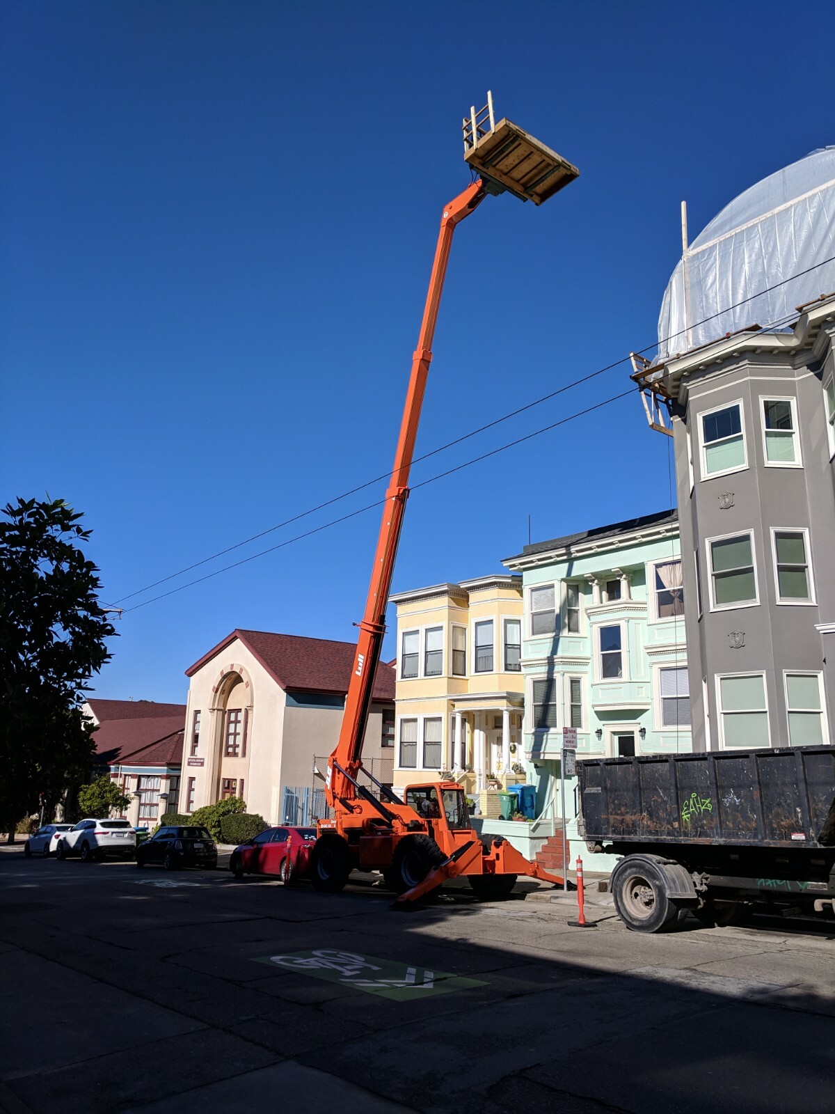 2002 LULL 1044C-54 54' 10,000LB TELESCOPIC REACH FORKLIFT DIESEL 4X4