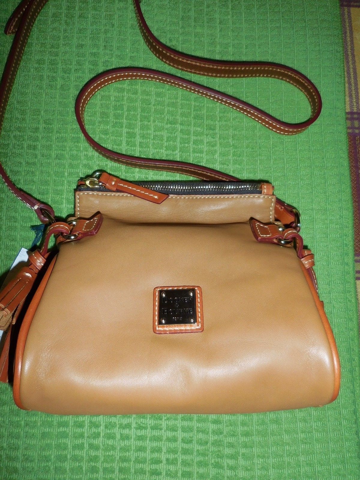 Dooney and Bourke Lambskin Mini Zip Crossbody, New with tags