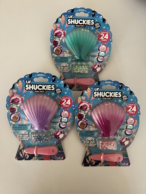 Lil' Shuckies  Pearl Party - Series 1 (Lot of 3) Colors May Vary  - NEW
