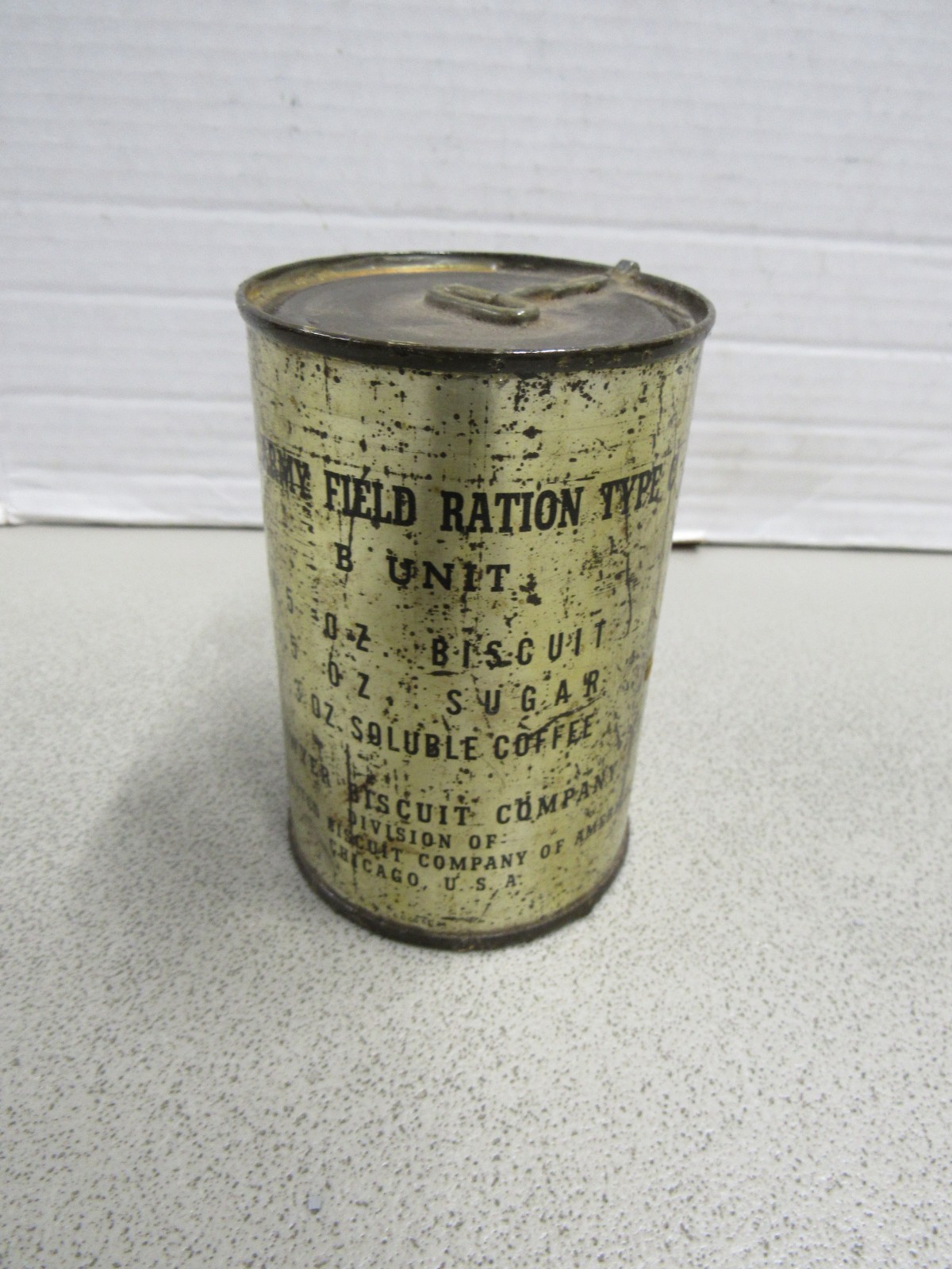 KAPITAL 　キャピタル　Army Field Ratian Unborn Early WW2 US Army Field Ration Type C B Unit 4 1/2