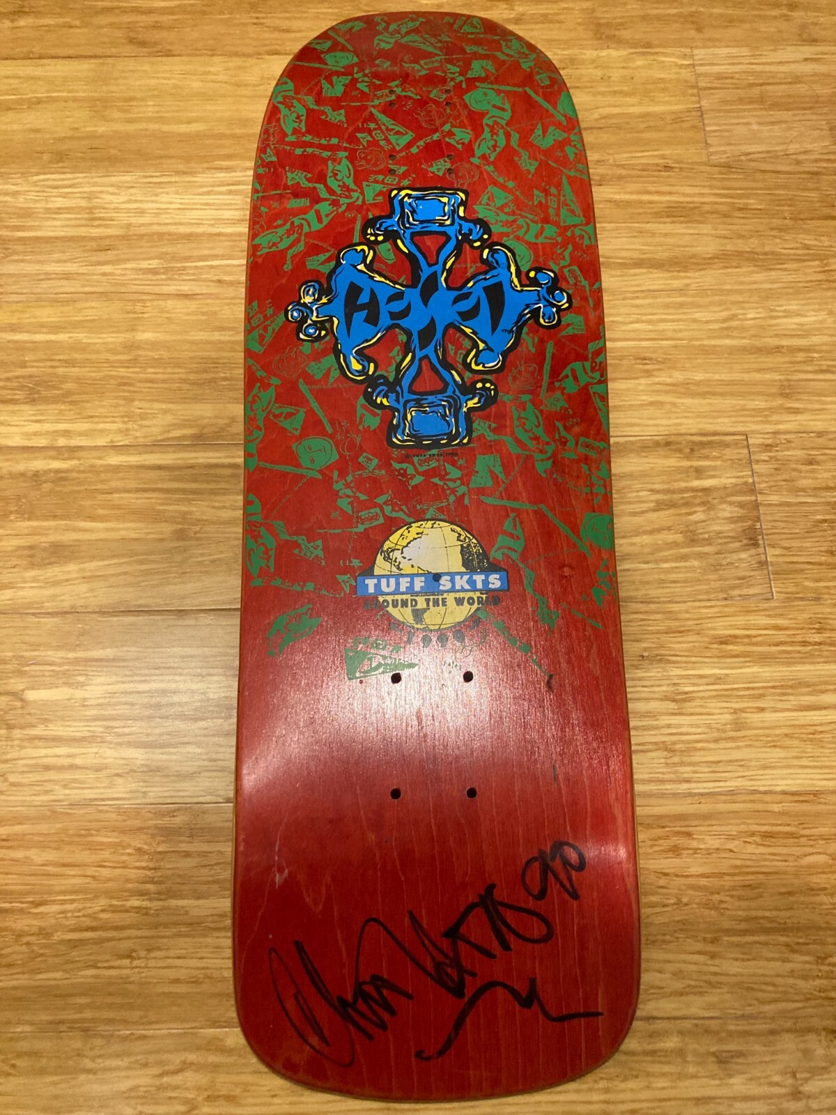 NOS Christian Hosoi (1990 Tuff Sk8s) Skateboard Deck (Rare