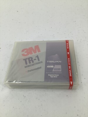 IMATION 3M TR-1 MINICARTRIDGE Travan Preformatted 400MB NEW