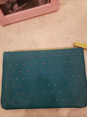 NWOT! Green/Teal Makeup Bag - Travel Bag