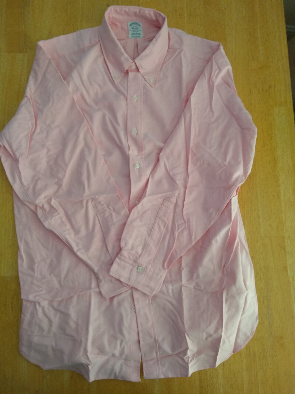 NWOT Brooks Brothers Pink Oxford Button Down Regent Fit Slim MSRP $140