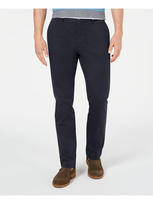 

TASSO ELBA Мужские темно-синие хлопковые брюки классического кроя 34 Вт/30 л, Navy, 100071123MN